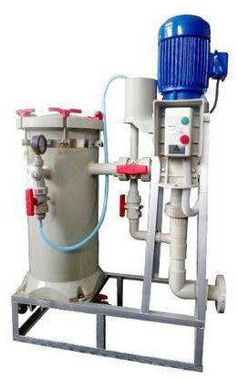 Chemical Filter Unit Electroplating Equipment For Wastewater Surface Treatment