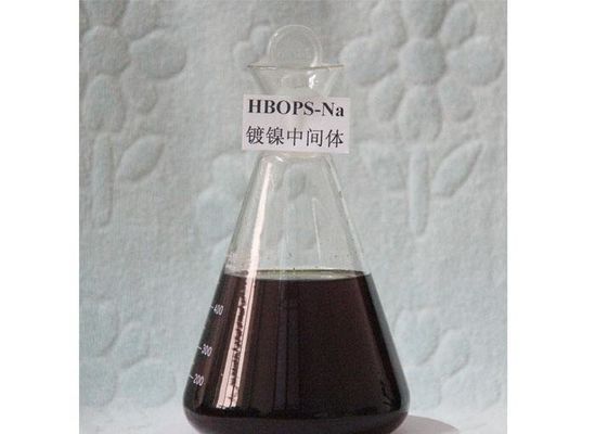 CAS 90268-78-3 Red Liquid Nickel Plating Chemicals ; HBOPS-Na